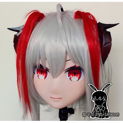 (RB379)Customize Full Head Quality Handmade Female/Girl Resin Japanese Anime Cartoon Character Kig Cosplay Kigurumi Mask